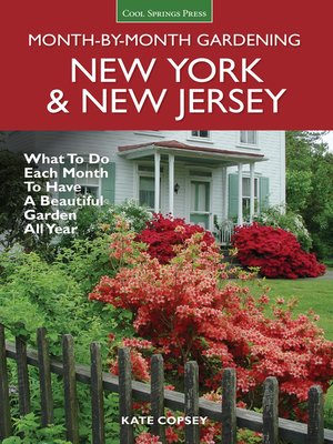 cover image of New York & New Jersey Month-by-Month Gardening